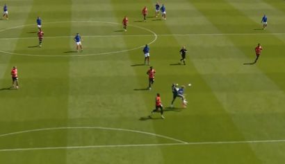 Video: Luton goalkeeper gets sent off after two horror challenges in moment of madness