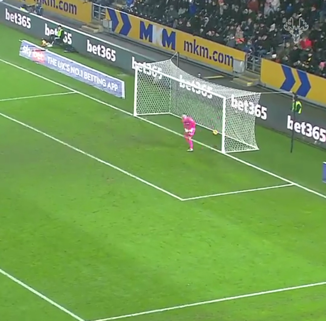 Video: Hull City goalkeeper gets lobbed from 45 yards and hilariously blames his teammates for it